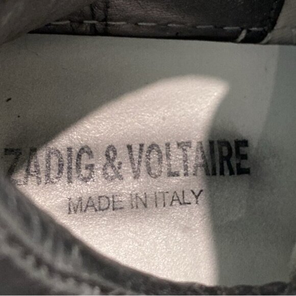Zadig & Voltaire Leather White Sneakers - Picture 12 of 12